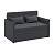 Дэнди Нью / Диван - кровать (2 думки) (велюр Parma 27 темно-серый)